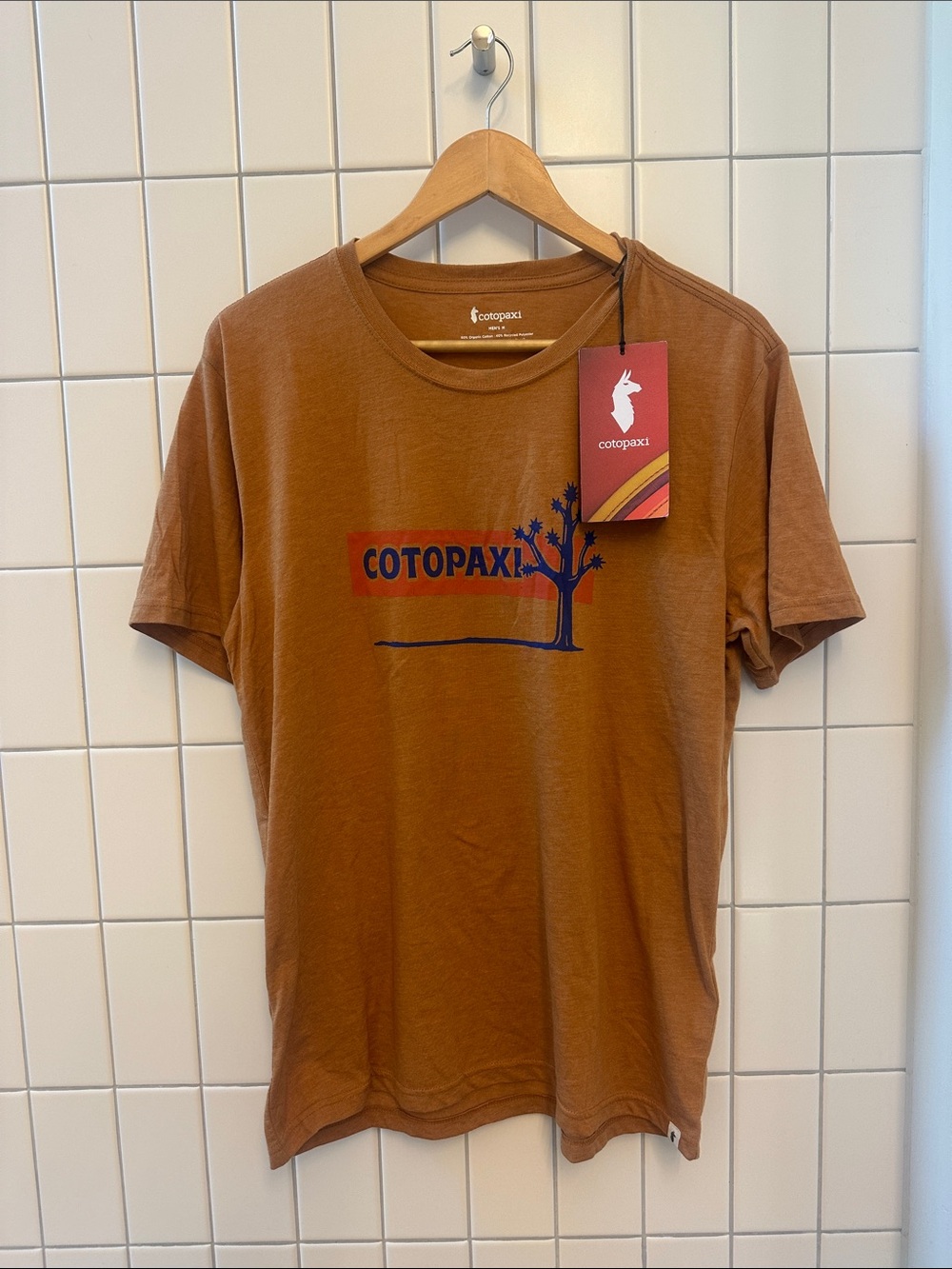 NWT Cotopaxi rust/copper Short Sleeve Logo Tee